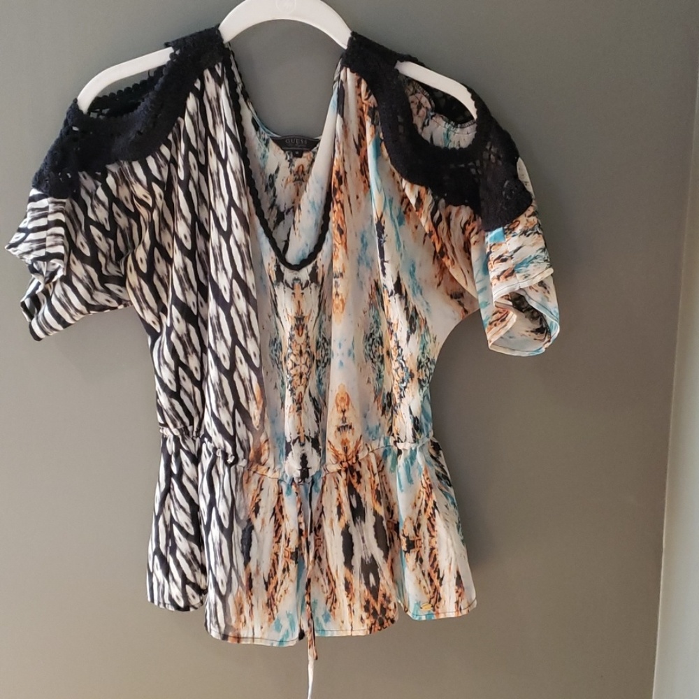 Guess sheer blouse
